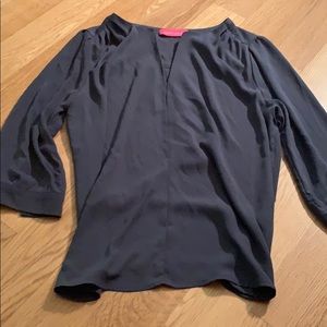 Pookie & Sebastian Slate colored blouse